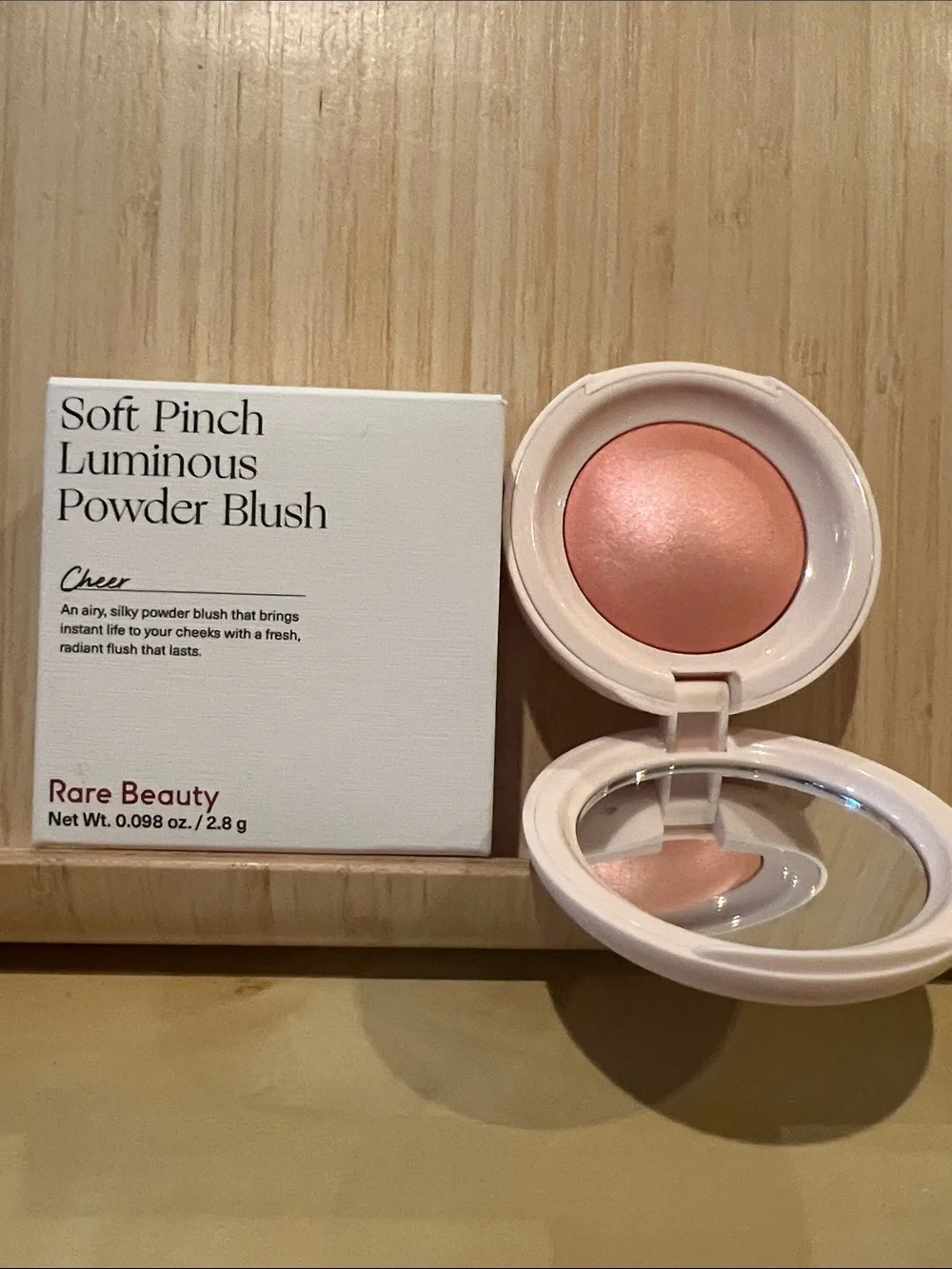 Rare Beauty Soft Pinch Luminous Powder Blush — Cheer NIB